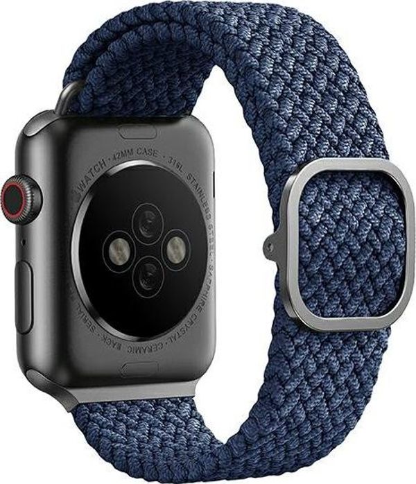 Uniq UNIQ λουράκι Aspen Apple Watch 44/42mm Πλεκτό μπλε/oxford blue
