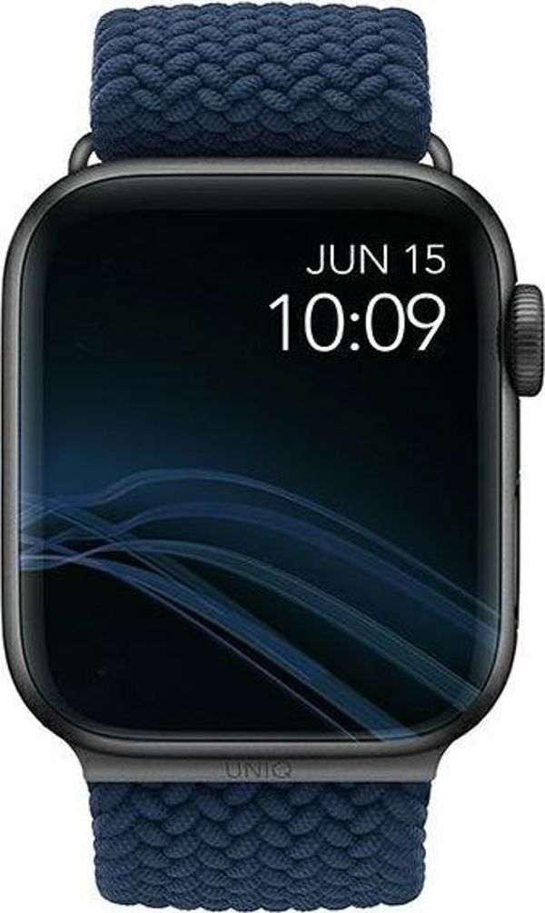 Uniq UNIQ λουράκι Aspen Apple Watch 44/42mm Πλεκτό μπλε/oxford blue