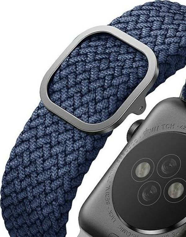 Uniq UNIQ λουράκι Aspen Apple Watch 44/42mm Πλεκτό μπλε/oxford blue