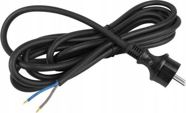 UN ΚΑΛΩΔΙΟ ΣΥΝΔΕΣΗΣ ΜΕ ΙΣΙΑ ΦΙΣ IP44 2*1.5 H07RN-F 3M ΜΑΥΡΟ