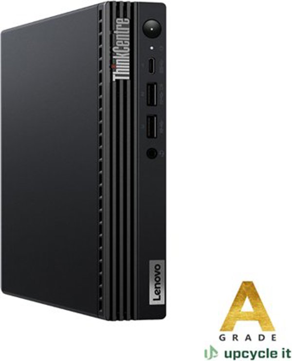 upcycle it Lenovo ThinkCentre M70Q Tiny (Refurbished) A Intel® Core™ i5 i5-10400T 32 GB DDR4-SDRAM 1 TB SSD Windows 11 Pro Mini PC Czarny