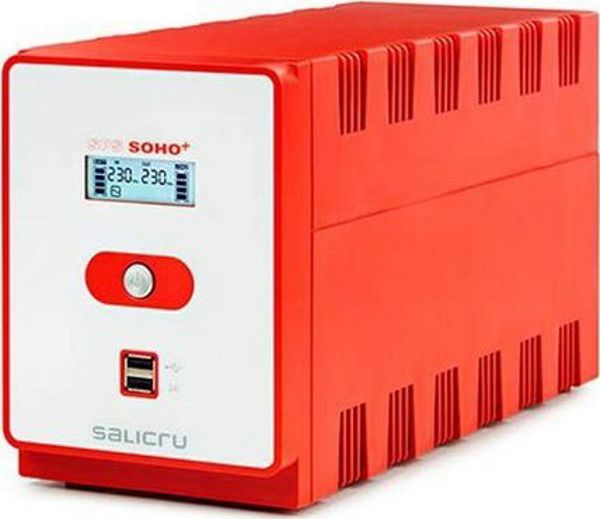 Salicru UPS SOHO 1200VA, Line-Interactive Αδιάλειπτο Παροχής Ρεύματος 720W με 4 Θύρες Schuko & 2 USB