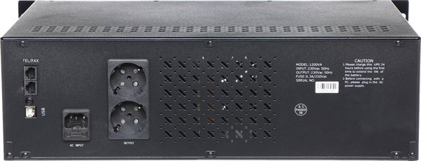 EAST UPS 1500VA AT-UPS1500R-RACK Μονάδα Αδιάλειπτης Παροχής Ρεύματος Rack Mount