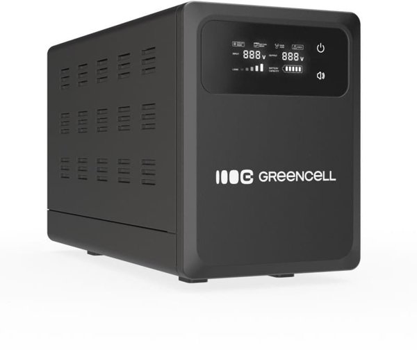 Green Cell UPS PowerCore 2000VA/1200W Αδιάλειπτη Παροχή Ρεύματος με AVR 24VDC