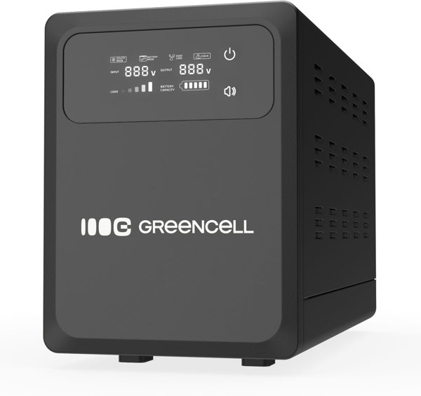Green Cell UPS PowerCore 2000VA/1200W Αδιάλειπτη Παροχή Ρεύματος με AVR 24VDC
