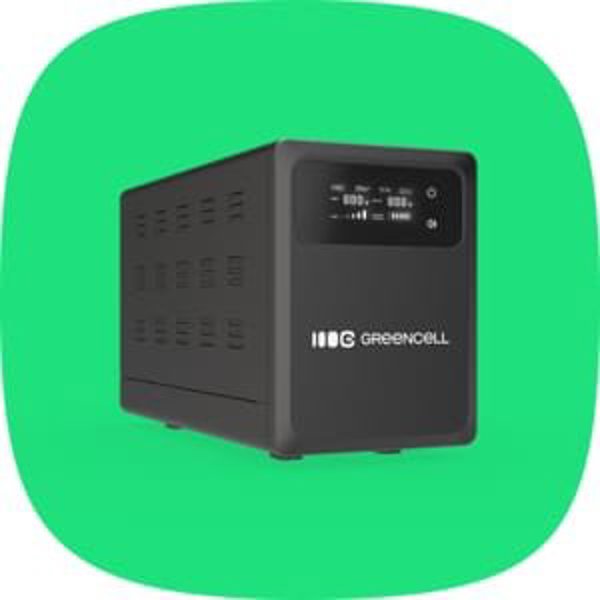 Green Cell UPS PowerCore 2000VA/1200W Αδιάλειπτη Παροχή Ρεύματος με AVR 24VDC