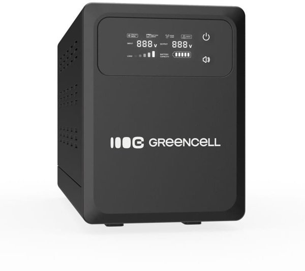 Green Cell UPS PowerCore 2000VA/1200W Αδιάλειπτη Παροχή Ρεύματος με AVR 24VDC