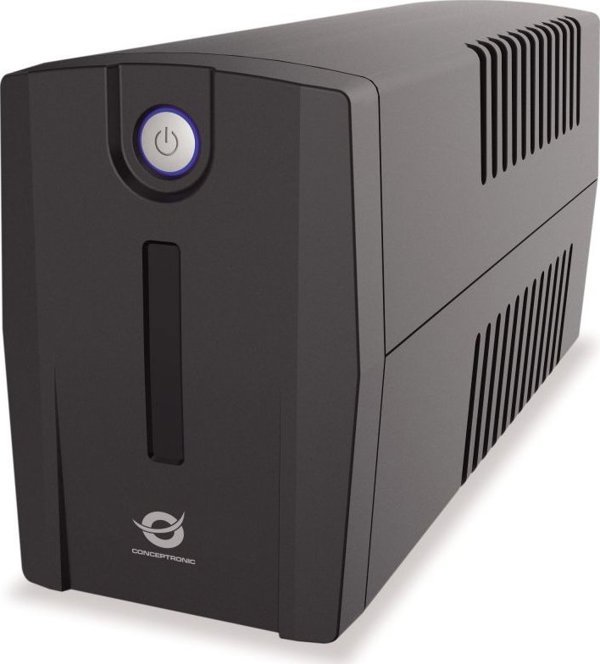 UPS Conceptronic Conceptronic ZEUS07ES μονάδα αδιάλειπτης παροχής ρεύματος UPS Τεχνολογία line-interactive 1 kVA 600 W 2 x πρίζα δικτύου
