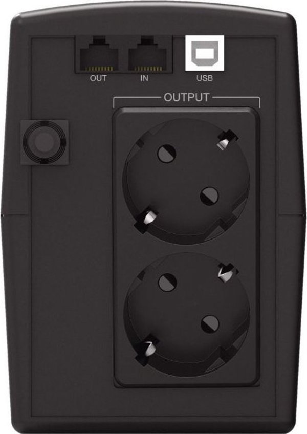 UPS Conceptronic Conceptronic ZEUS07ES μονάδα αδιάλειπτης παροχής ρεύματος UPS Τεχνολογία line-interactive 1 kVA 600 W 2 x πρίζα δικτύου
