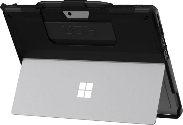 Urban UAG Scout - θήκη προστασίας με ενσωματωμένη βάση και λουράκι χειρός για Microsoft Surface Pro 9 (μαύρο)