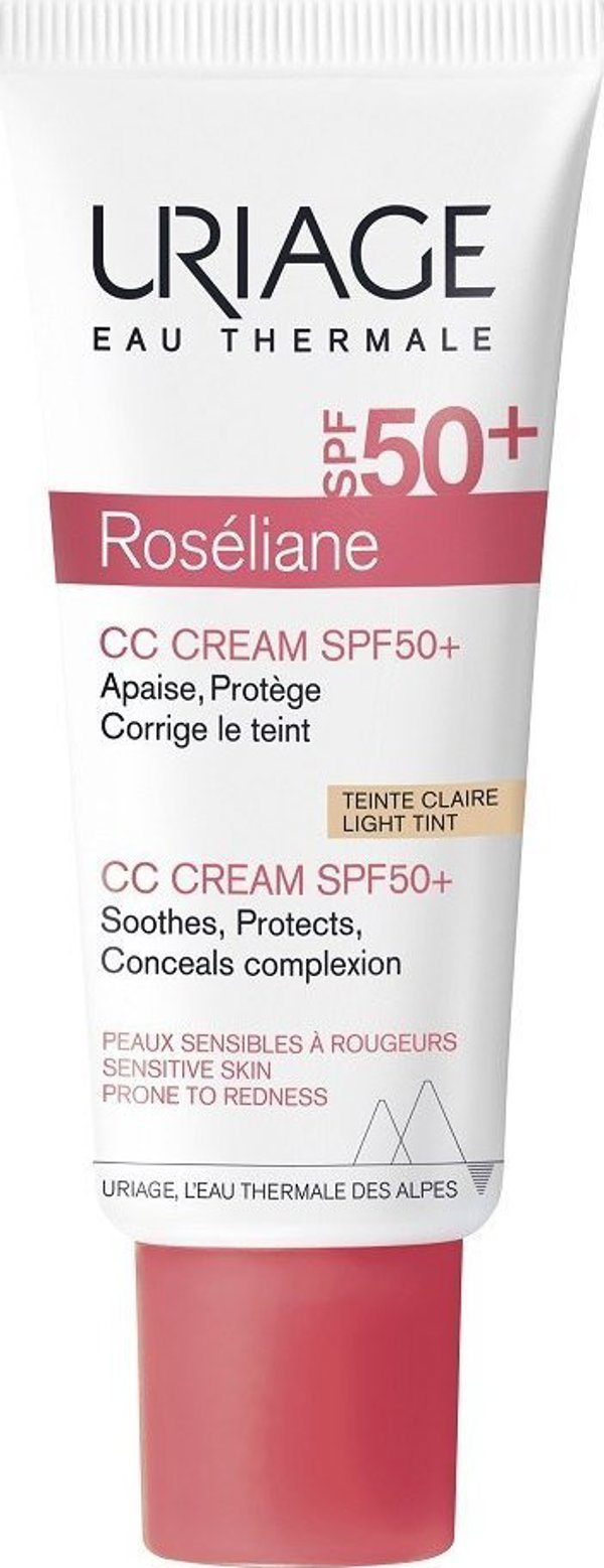 Uriage URIAGE Roseliane CC Cream κρέμα CC για ευαίσθητο δέρμα με τάση για κοκκινίλες SPF50+ 40ml