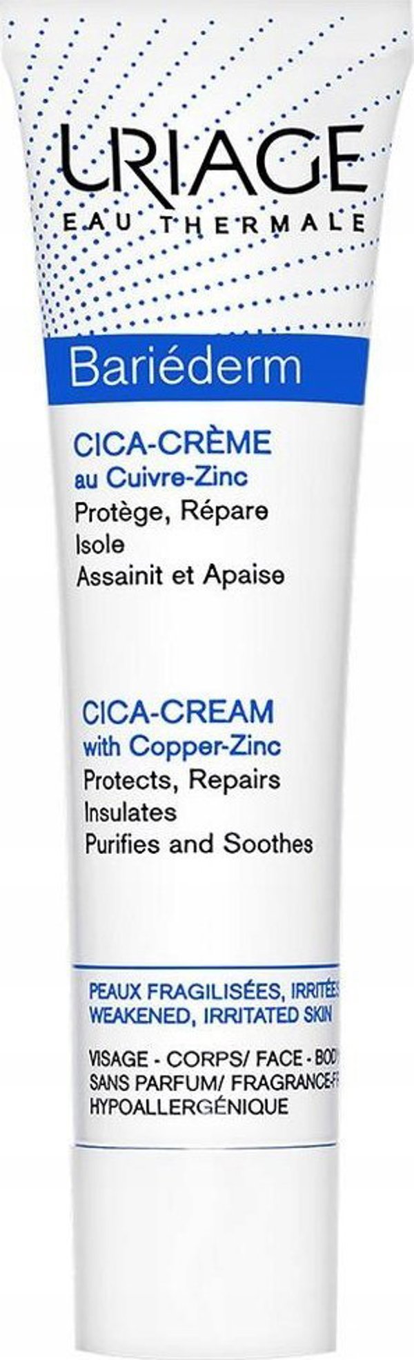 URIAGE_Bariederm Repairing Cica Cream αναπλαστική κρέμα σώματος 40ml