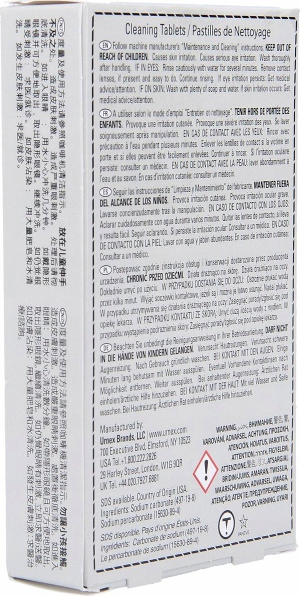 Urnex Urnex Cafiza Opakowanie 8 tabletek x 2 gramy