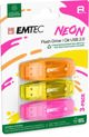 USB2.0 C410 8GB Neon 3 τεμ