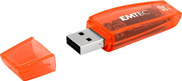 USB2.0 C410 8GB Neon 3 τεμ