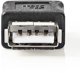 Προσαρμογέας USB 2.0 Θηλυκό-Θηλυκό Μαύρο