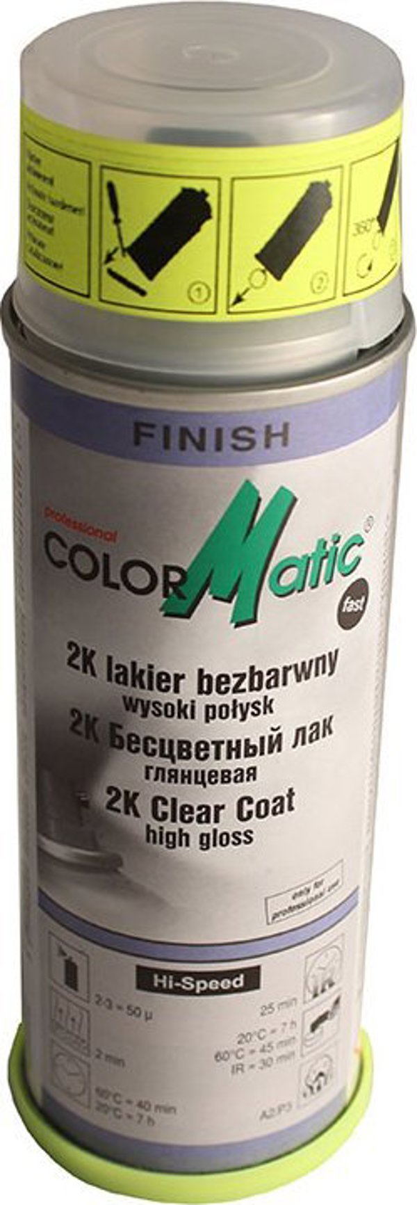 Usorteret Lakas ColorMatic"2K High Speed Clear Coat" 200ml