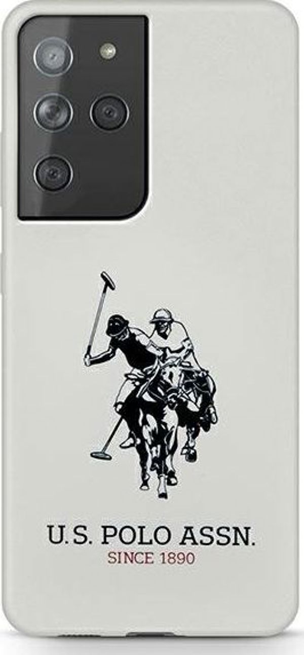 U.S. Polo Assn. Θήκη Σιλικόνης για Samsung Galaxy S21 Ultra - Λευκή