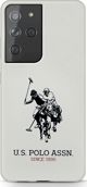 U.S. Polo Assn. Θήκη Σιλικόνης για Samsung Galaxy S21 Ultra - Λευκή