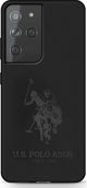 U.S. Polo Assn. Θήκη Σιλικόνης για Samsung Galaxy S21 Ultra G998 - Μαύρο