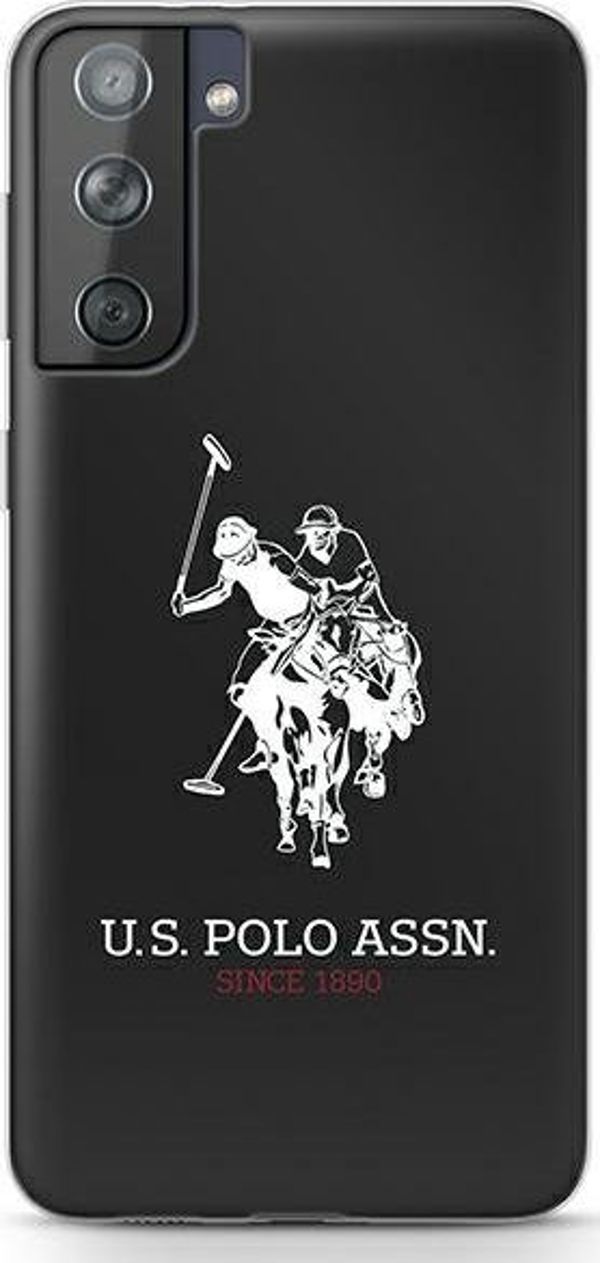 U.S. Polo Assn. Θήκη για Samsung Galaxy S21+ Shiny Big Logo, Μαύρη