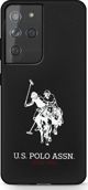 U.S. Polo Assn. Θήκη Σιλικόνης για Samsung Galaxy S21 Ultra - Μαύρη με Λογότυπο