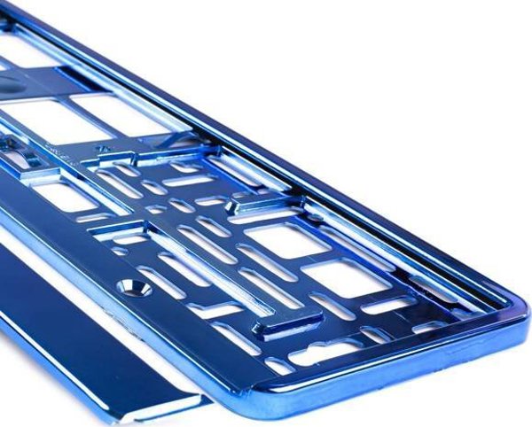 UTAL Μεταλλική μπλε πινακίδα κυκλοφορίας AMIO-71457/01170N