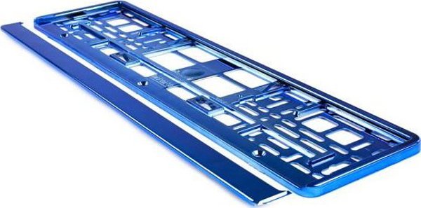 UTAL Μεταλλική μπλε πινακίδα κυκλοφορίας AMIO-71457/01170N