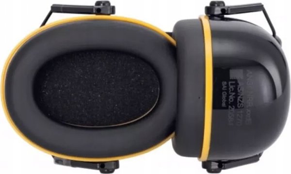 Uvex Ωτοασπίδες Uvex K20. SNR: 33dB, Αναδιπλούμενες, Κίτρινο/μαύρο
