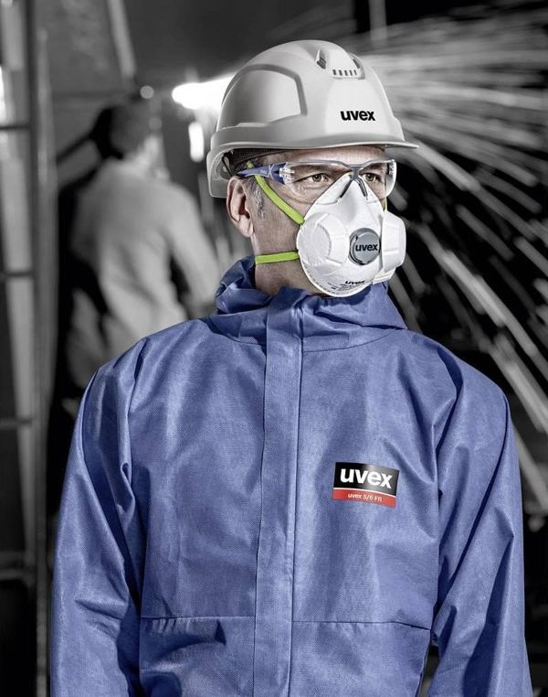 Uvex Safety glasses UVEX Pheos CX2, transparent, blue.