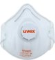 Uvex Αναπνευστήρας Uvex Silv-Air Classic 2210 FFP2, τύπου κυπέλλου με βαλβίδα, λευκός, 3 τεμάχια σε λιανική συσκευασία