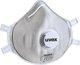 Uvex Αναπνευστήρας Uvex Silv-Air Classic 2310 FFP3, τύπου κυπέλλου με βαλβίδα, λευκός, 3 τεμάχια σε λιανική συσκευασία
