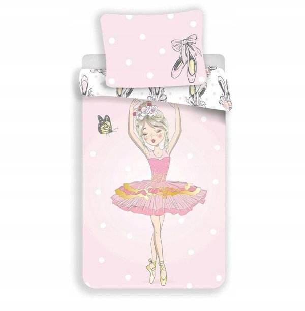 Παιδικό σετ κλινοσκεπασμάτων Balerina 140x200