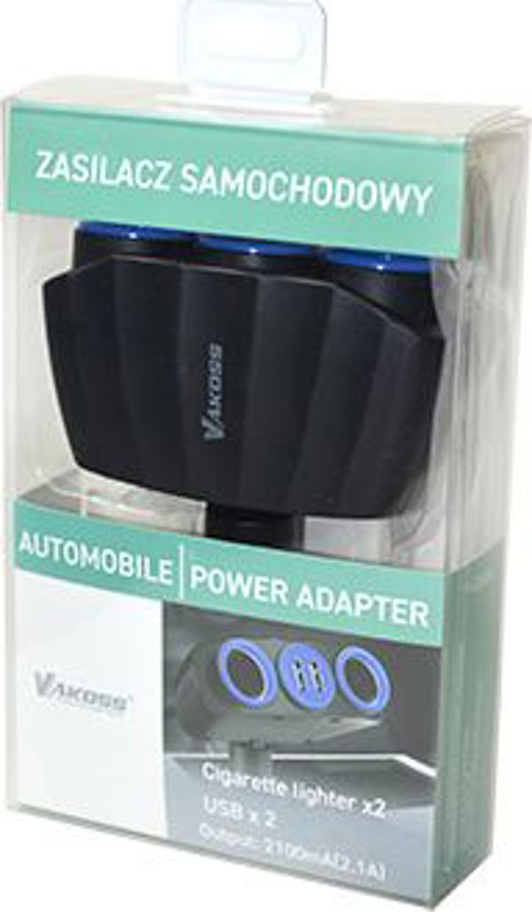 Vakoss TP-3268K Φορτιστής Αυτοκινήτου 2 Θυρών USB 2.1A