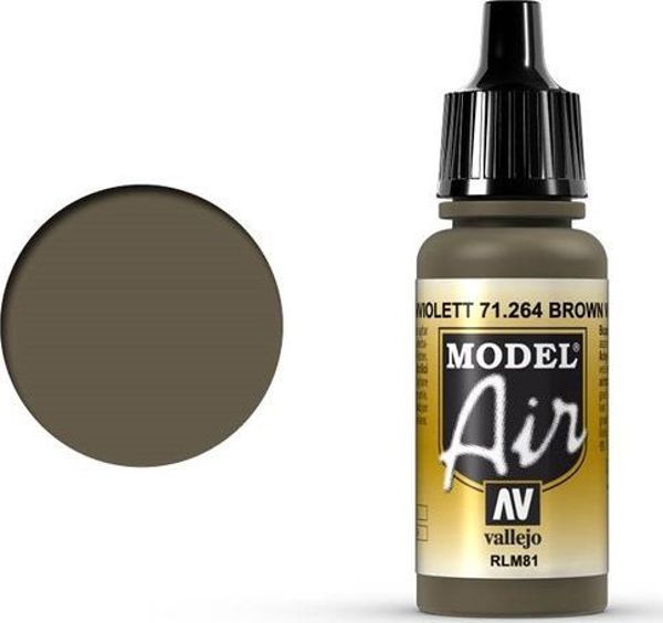 Vallejo Χρώμα Μοντελισμού Model Air RLM81 Brown Violet 71.264 17ml