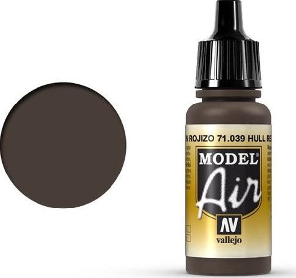 Vallejo Model Air Hull Red 71.039 Ακρυλικό Χρώμα Μοντελισμού 17ml