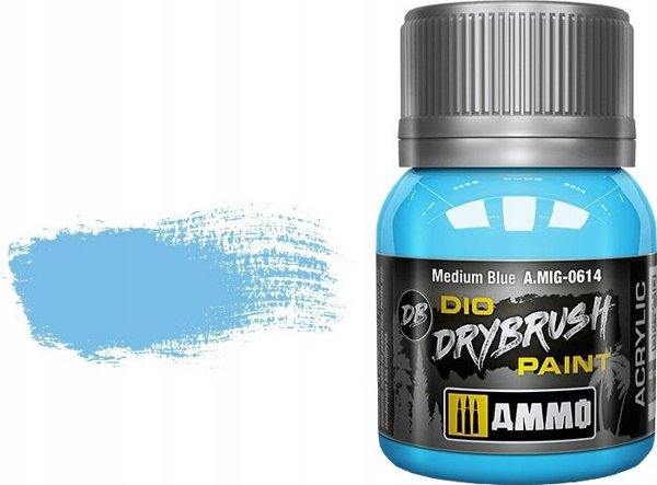 Vallejo Ammo: DIO Drybrush - Μεσαίο Μπλε