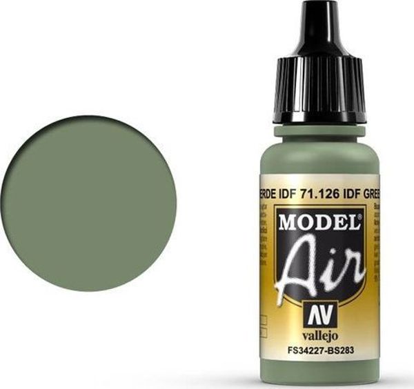 Vallejo IDF/IAF Green 71.126 Ακρυλικό Χρώμα Μοντελισμού 17ml