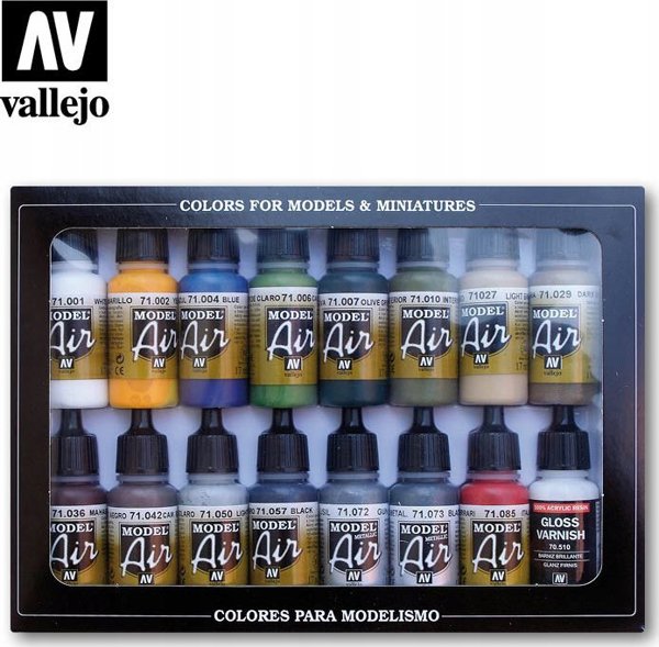 Vallejo Vallejo: Model Air - Building Set 16x 17 mm