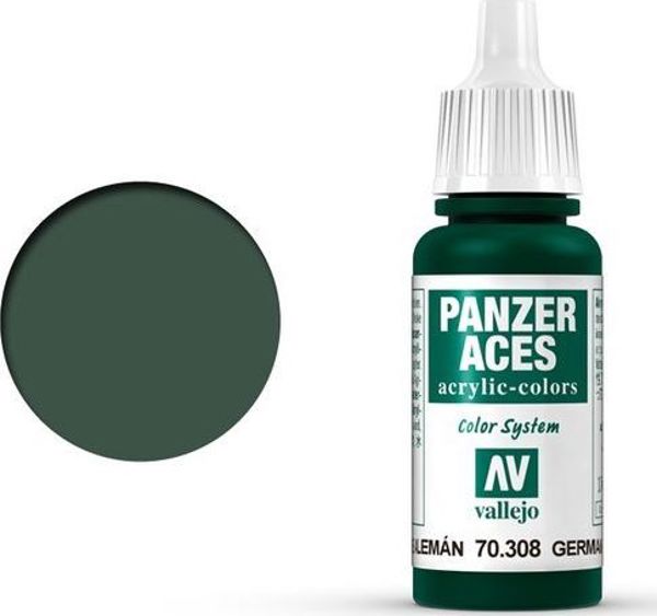 Vallejo Χρώμα Μοντελισμού Model Color 70.308 Φωτεινό Πράσινο (Bright Green) 17ml
