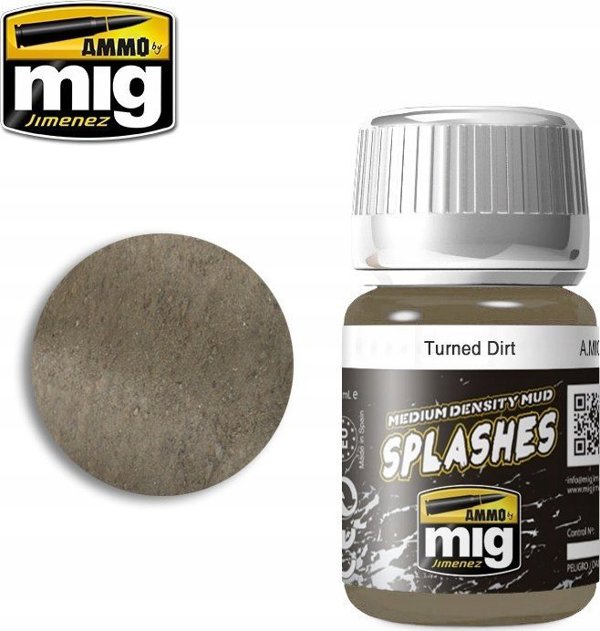 Vallejo Ammo: Splashes - Medium Density Mud - Turned Dirt