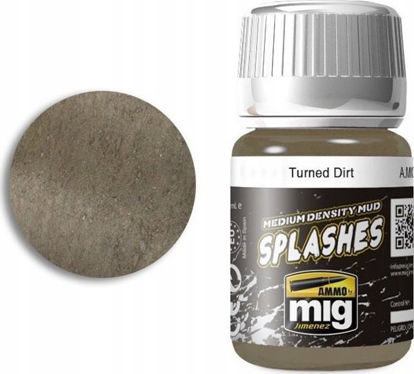Vallejo Ammo: Splashes - Medium Density Mud - Turned Dirt