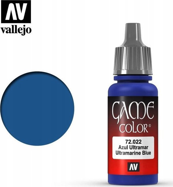 Vallejo Vallejo: 72.022 - Game Color - Ultramarine Blue (18 ml)