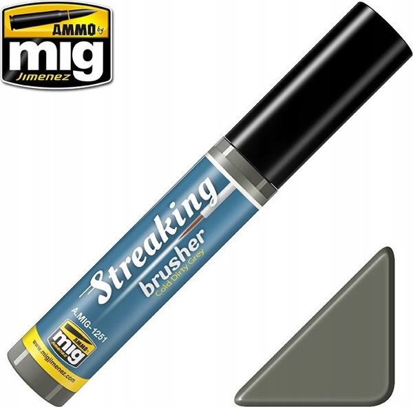 Vallejo Ammo: Streaking Brusher - Cold Dirty Grey