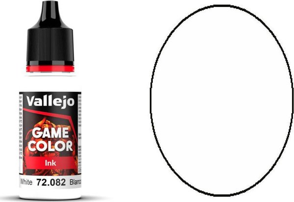Vallejo Vallejo: 72.082 - Game Color - Ink - White (18 ml)