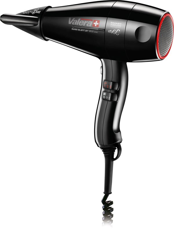 Valera Swiss Silent Jet 8500 Push 2000 W μαύρο - Πιστολάκι μαλλιών