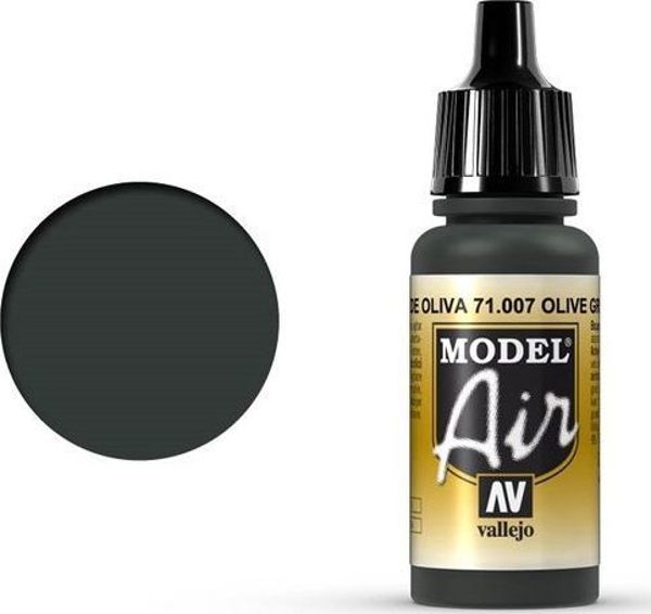 Vallejo Model Air Olive Green 71.007 Χρώμα Μοντελισμού 17ml