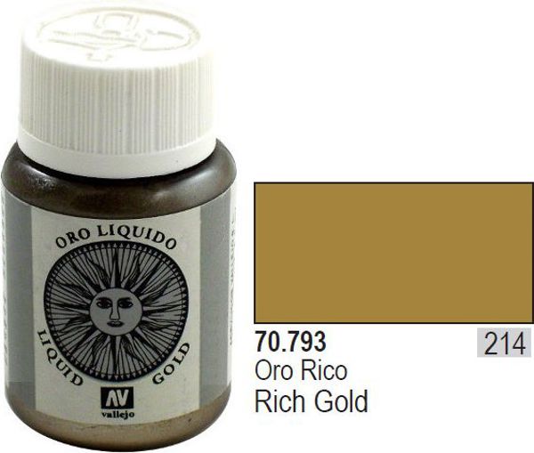 Χρώμα Vallejo No. 214 Πλούσιο Χρυσό 35ml - 70793 797416 8429551707930