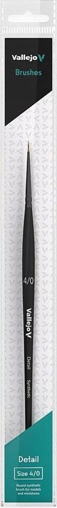 Vallejo Vallejo: B02040 - Detail - Round Brush - Synthetic 4/0