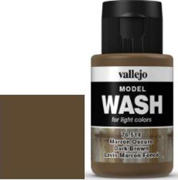 Vallejo Vallejo Model Wash Dark Brown 76514 καθολικό
